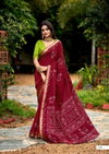Scarlet By Sr Silk Self With Jeqard Border Saree Wholesalers In Delhi